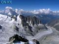Panorama sulle Aiguilles de Chamonix e la Mer de Glace